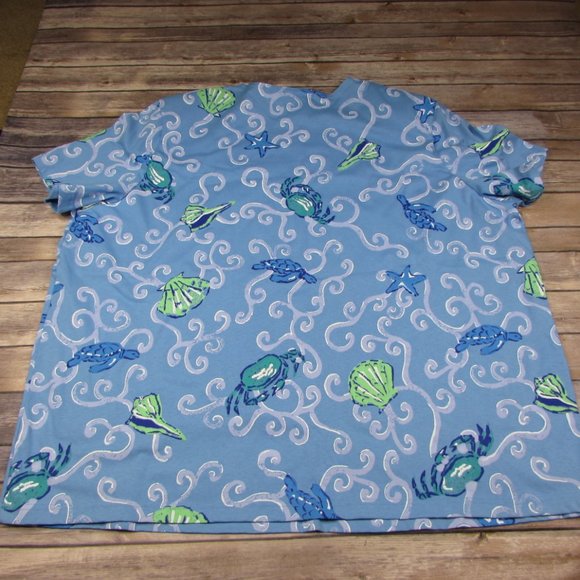 Vintage Copa Cabana Top Capris Set 4X Ocean Life - Picture 5 of 9